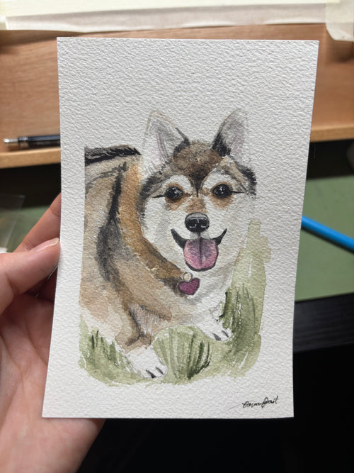 Custom Watercolor Portrait (Pets, People, or Both!)